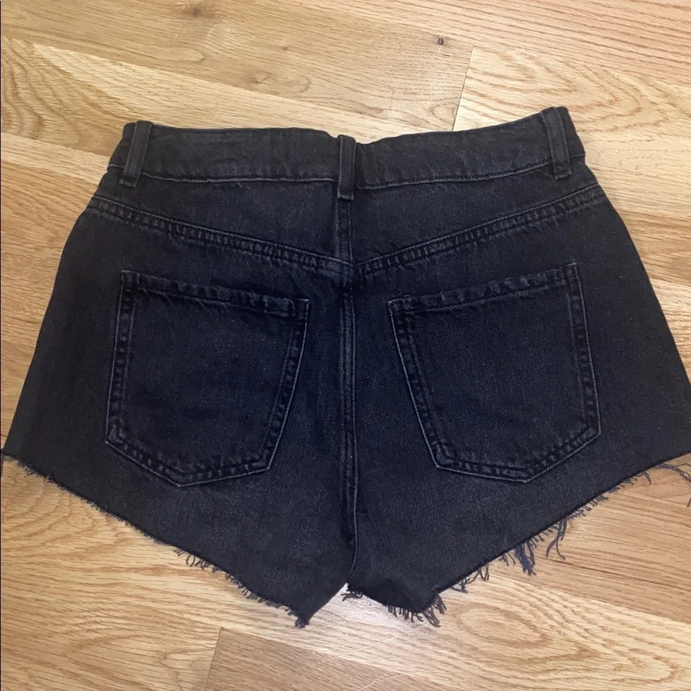 Garage Festival Black Denim Shorts size 27